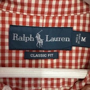 Ralph Lauren Red Gingham Men's Shirt